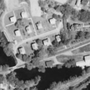 1934 Fairchild Aerial Photograph of Maple Court