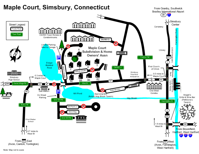 Maple Court Map